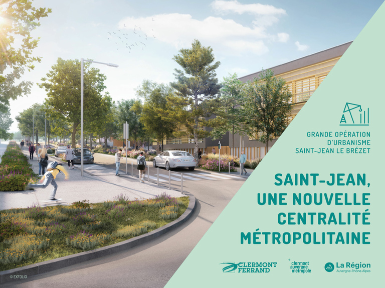 Reichen & Robert - Clermont Ferrand : ouverture du chantier des espaces publics du quartier Saint-Jean, secteur cité éducative