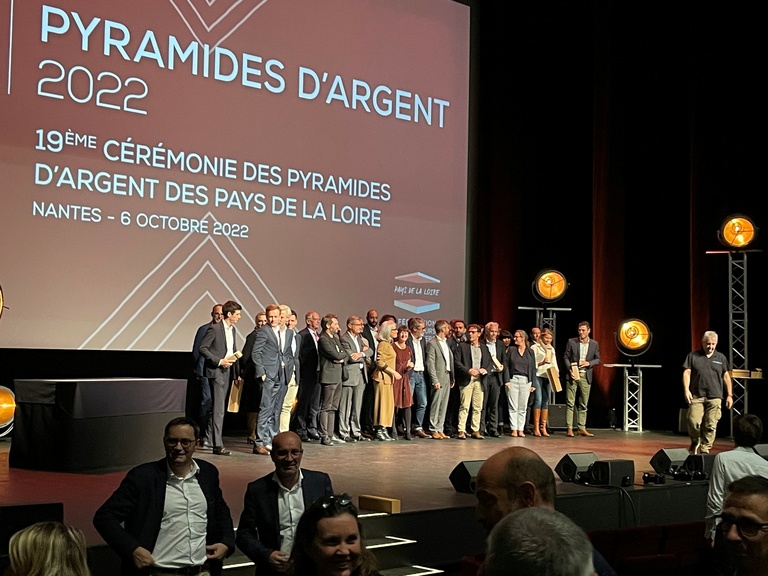Reichen & Robert - Lauréat Pyramides d’Argent 2022 des Pays de la Loire - Catégorie Impact Sociétal pour le projet des logements Cour Monselet à Nantes