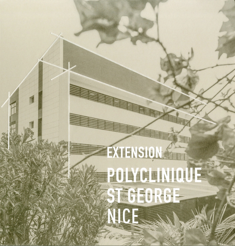 Carta - Reichen et Robert Associés - Extension polyclinique Saint George à Nice - Dumez Côte d'Azur