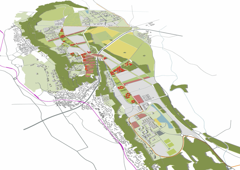 Carta - Reichen et Robert Associés - Plan Campus Plateau de Saclay